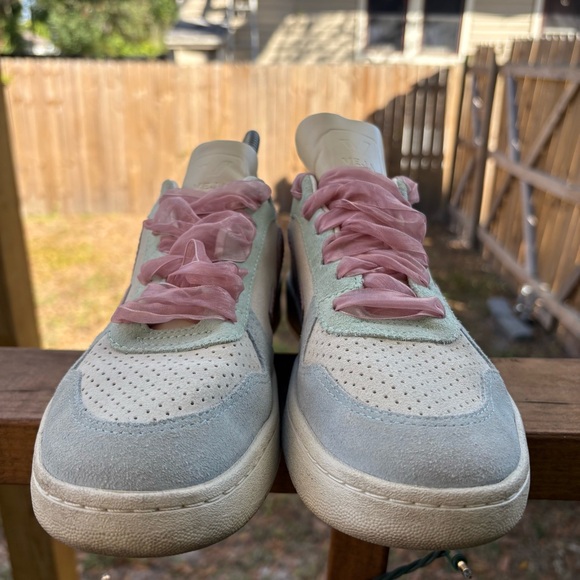 VEJA V10 Suede Sneakers Multi Color Lace Up Casual Shoe Women’s 10 Ribbon Laces - Picture 5 of 13